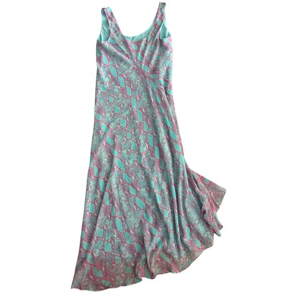 DIANE VON FURSTENBERG TAILIA DRESS IN SEA PYTHON SIZE 12 NWOT - Picture 4 of 7